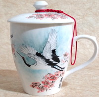 杯子(黃禎作 福祿壽鶴) 茶杯 珍品典藏