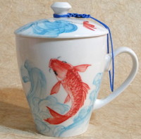 杯子(黃禎作 魚躍龍門) 茶杯 珍品典藏