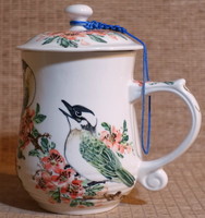 杯子(黃禎 櫻花鉤吻鮭) 茶具 彩繪珍品 