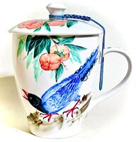 杯子(黃禎作 鴛鴦野薑) 茶杯 珍品典藏