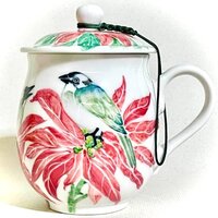 (黃禎作 縱情山水) 陶瓷茶杯 珍品典藏